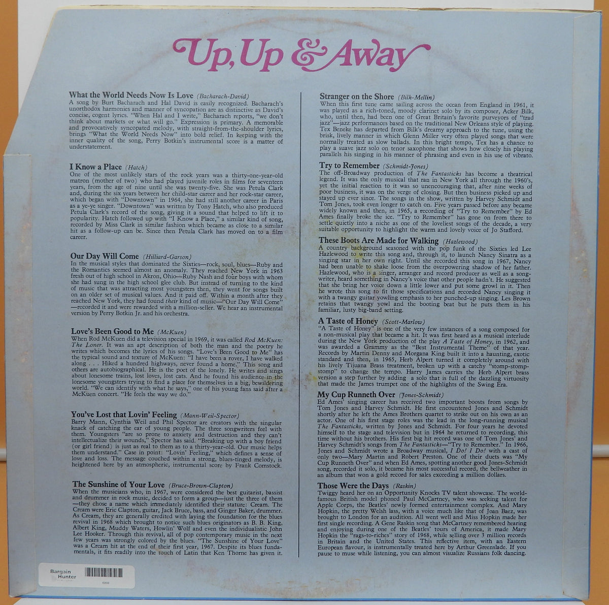Reader's Digest Up & Away Vinyl Record Rd4 46