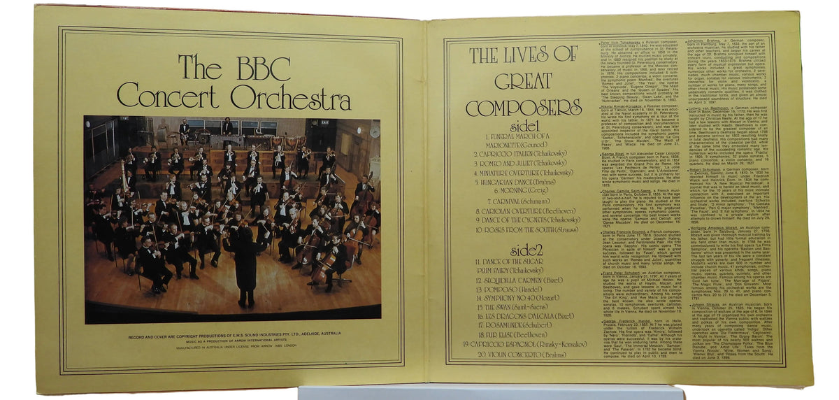 20 All Time Classical Greats Vinyl Record Ems Tv 7021 Ems Records