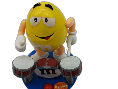 M&m's Yellow Drum Playing Figure