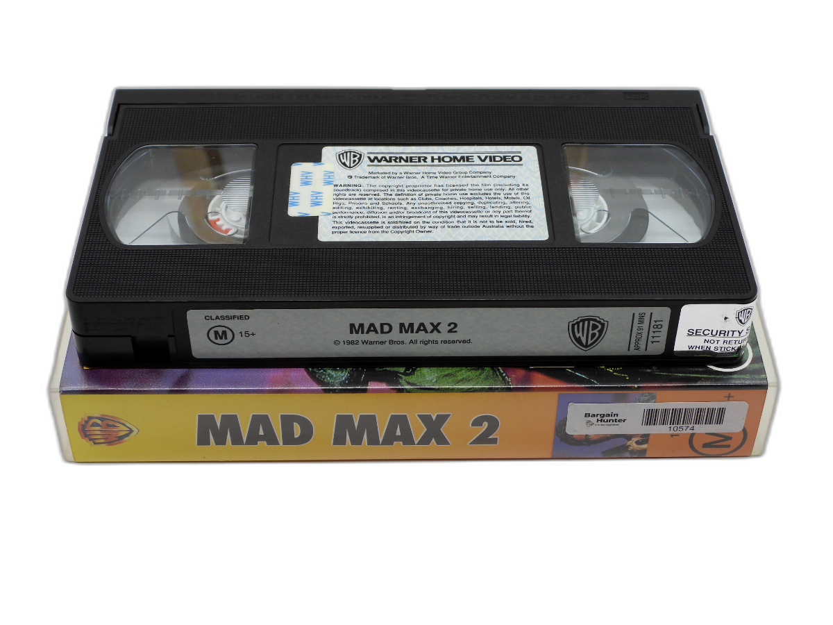 Mad Max 2 Vhs Tape Warner Home Video