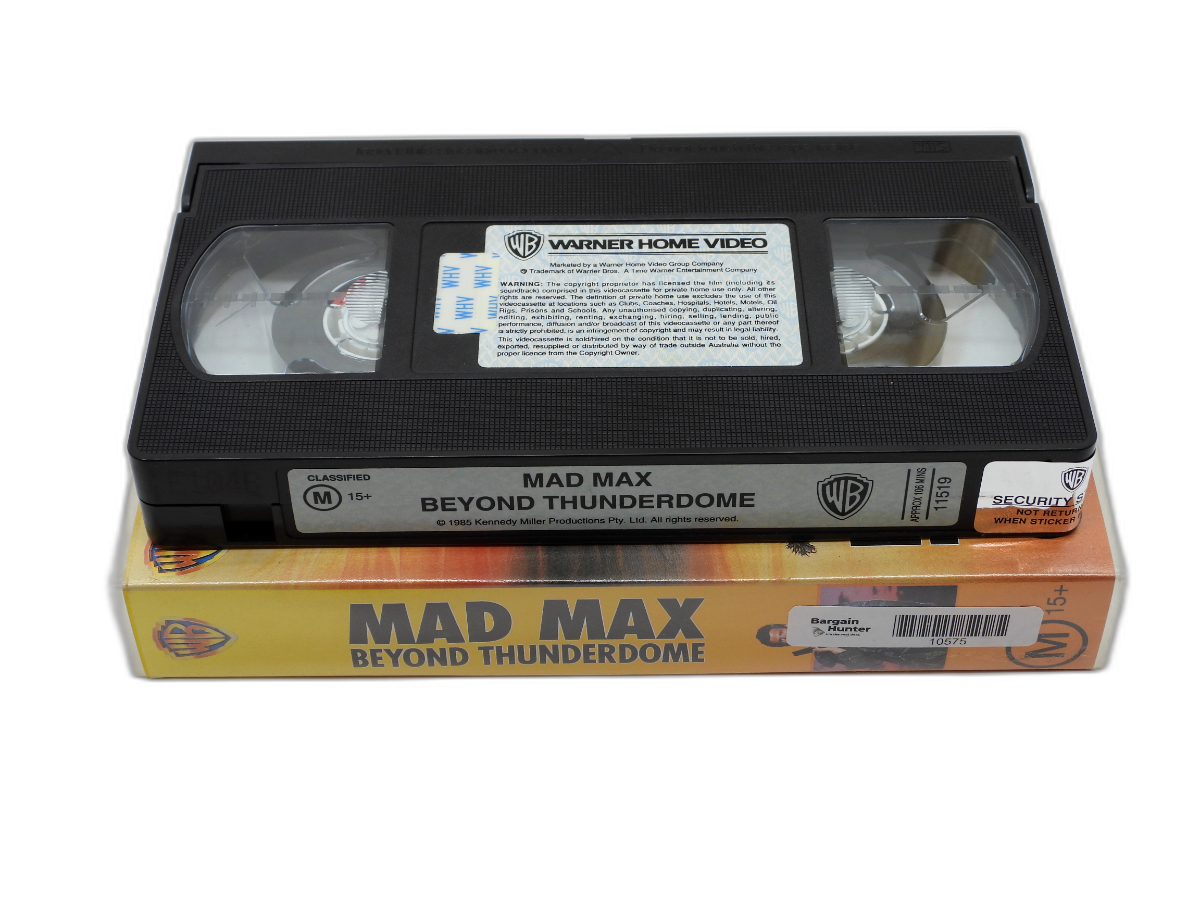 Mad Max Beyond Thunderdome Vhs Tape Mel Gibson Warner Bros