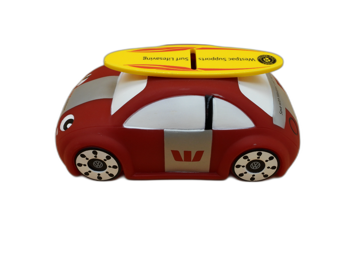 Westpac Surf Lifesaving Car Shaped Money Box