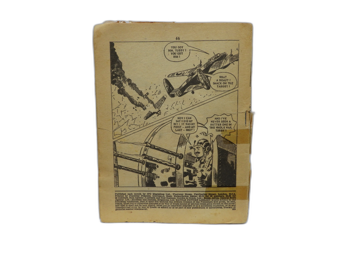 Chain Reaction Battle Picture Library Comic No 531 Fleetway Library
