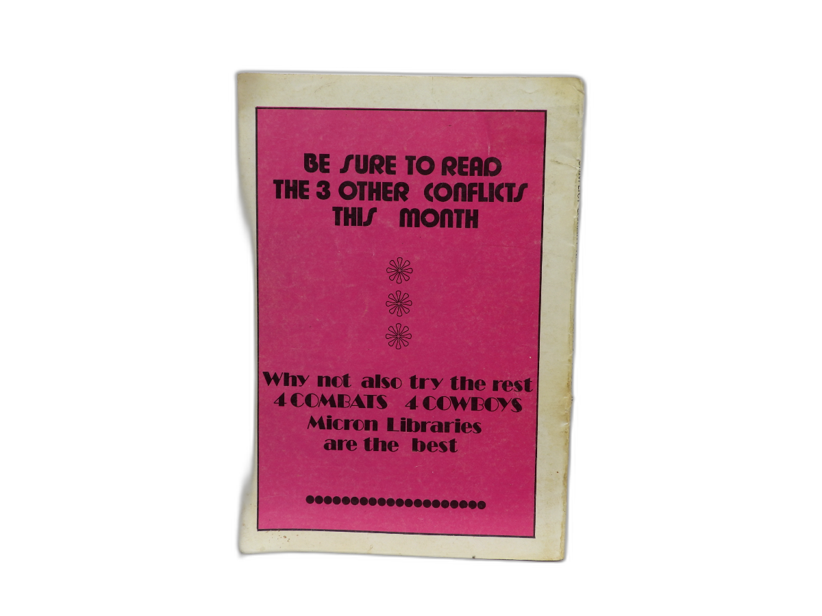 Cry for a Commando War Book Conflict Libraries