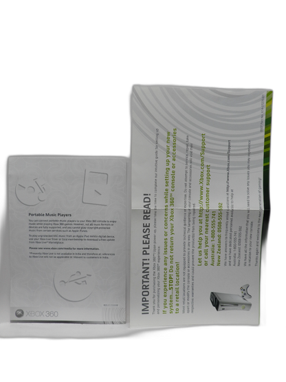 Xbox 360 Setup and Manuals Game