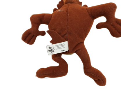 Space Jam Taz Tasmanian Devil Plush Toy 7" Mcdonald's Happy Meal