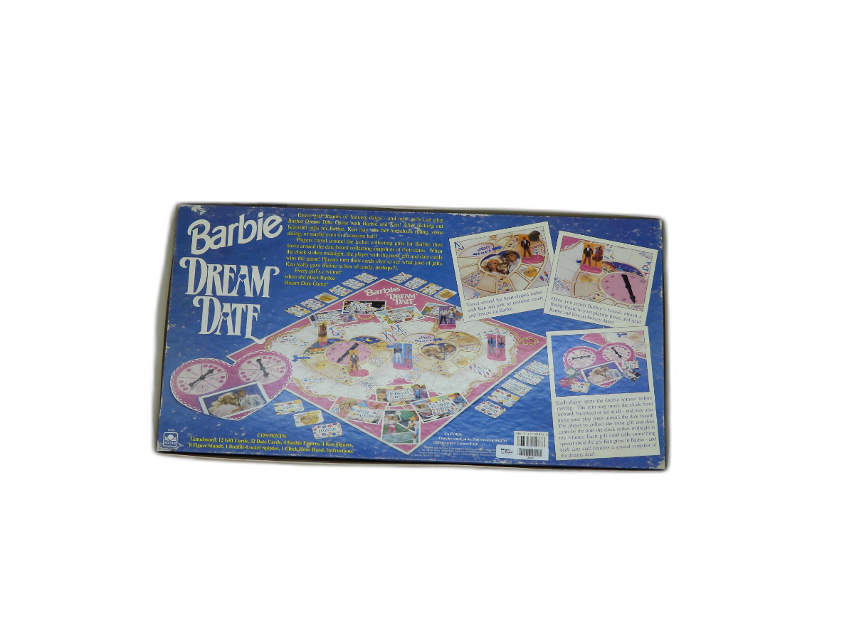 1992 Barbie Dream Date Board Game By Golden