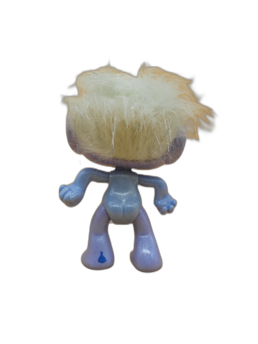 Dreamworks Branch Glittery Troll Doll With White Hair
