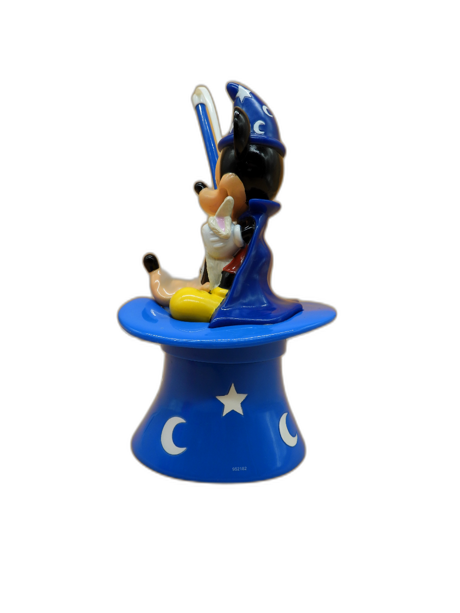 Disney Sorcerer Mickey Mouse Figurine With Magic Hat