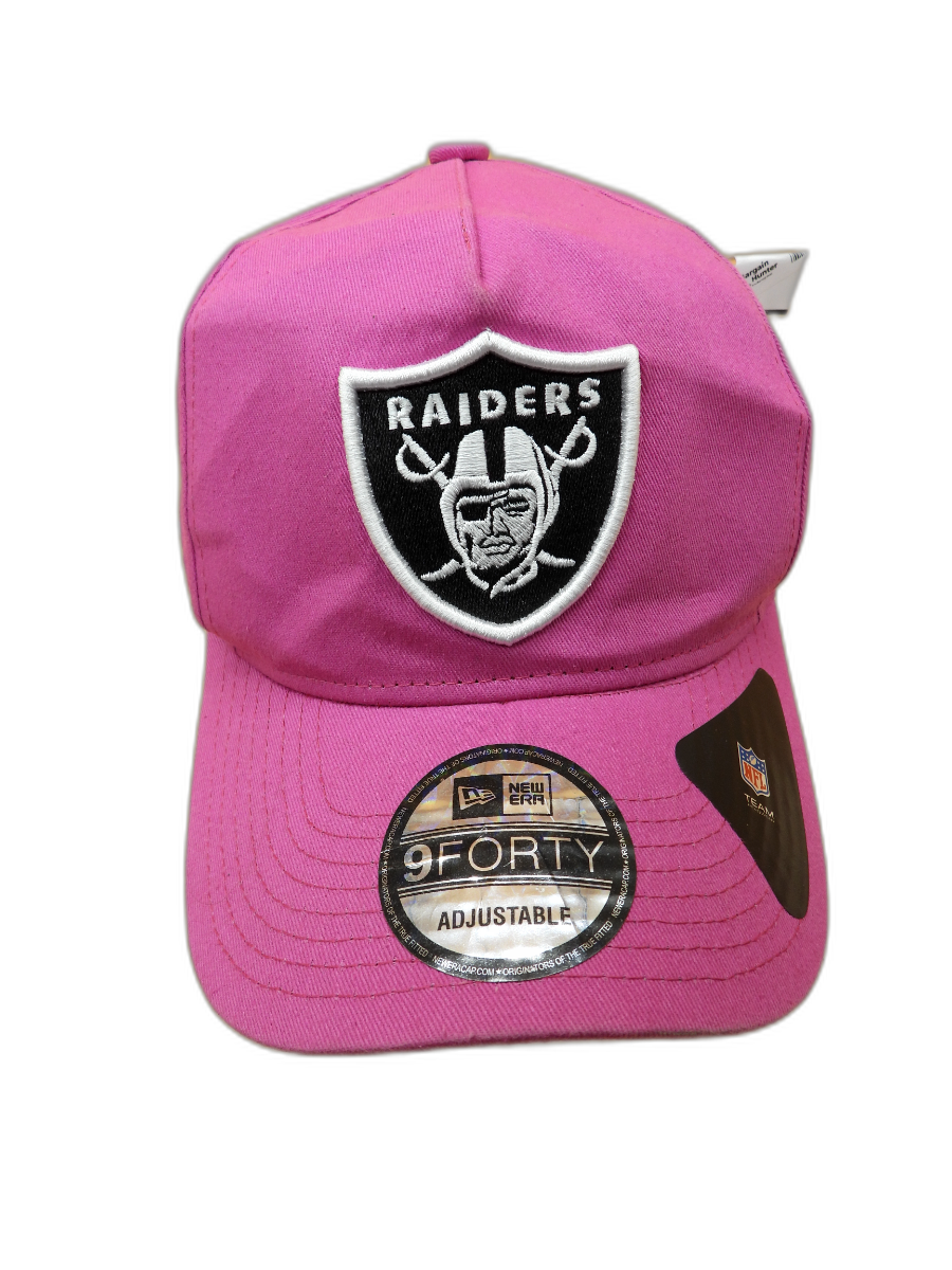New Era 9forty Adjustable Las Vegas Raiders Pink Cap