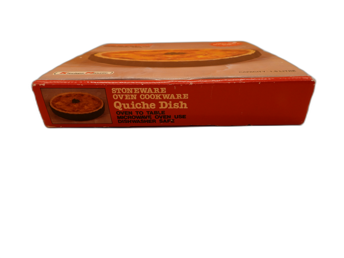 Stoneware Oven Quiche Dish Kitchen Master