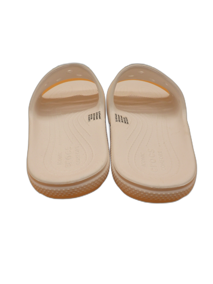Crocs White Two Strap Slide Sandals Men 12