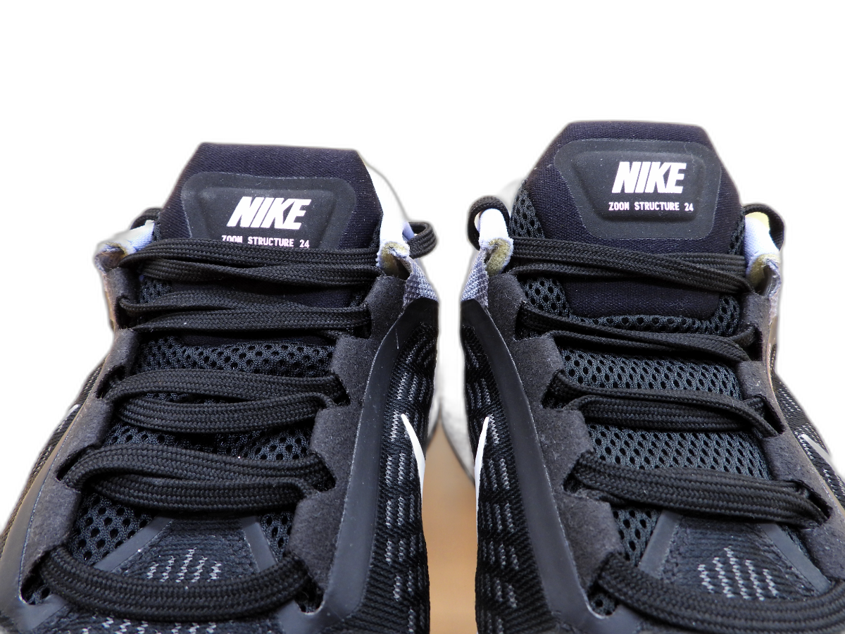 Nike Zoom Structure 24 Men's Black Running Shoes Us 10.5