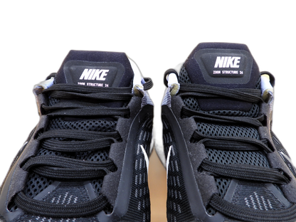 Nike Zoom Structure 24 Men's Black Running Shoes Us 10.5