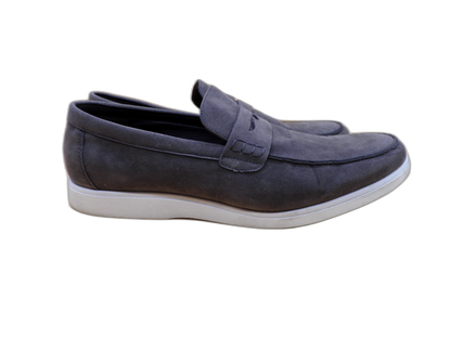 Reserve Men's Beige Suede Penny Loafers Size 12d