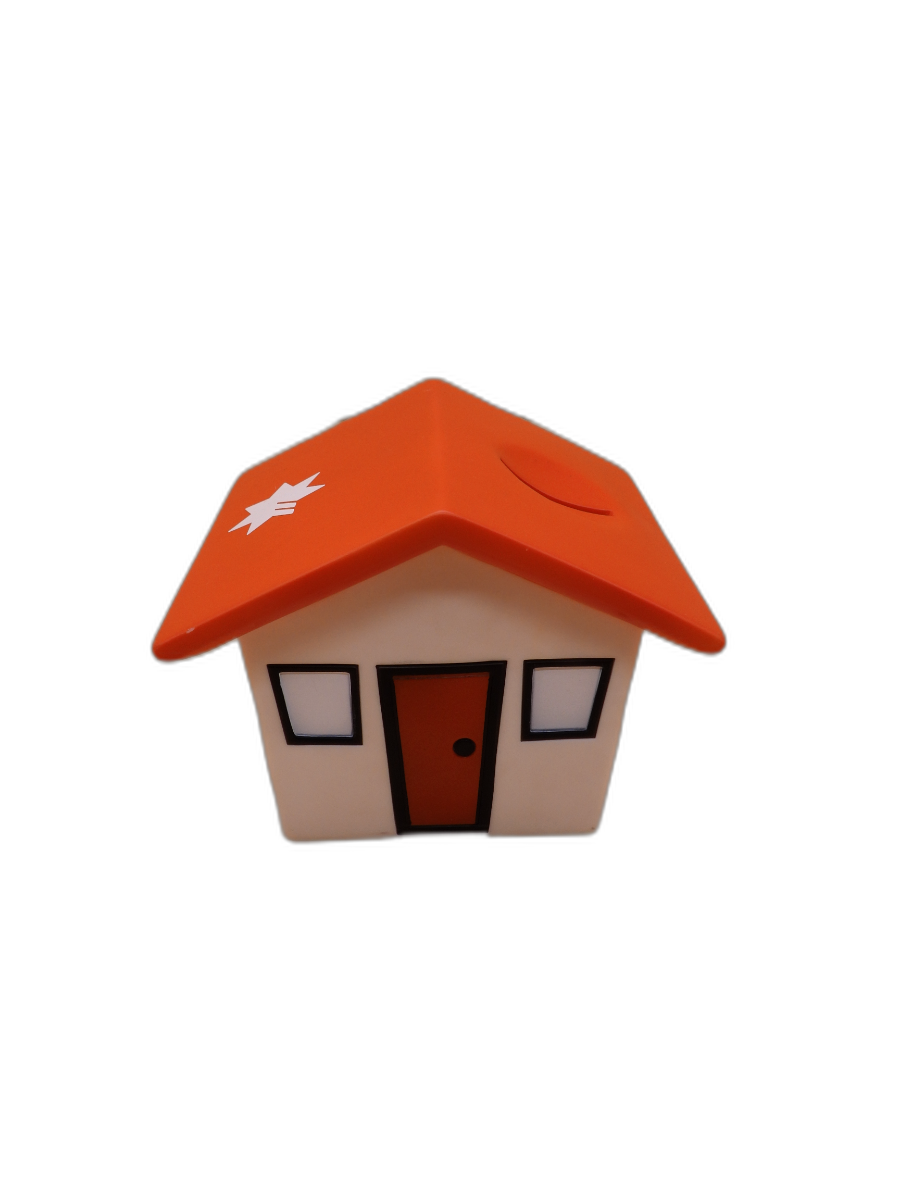 Nab Bank House Shaped Plastic Coin Bank
