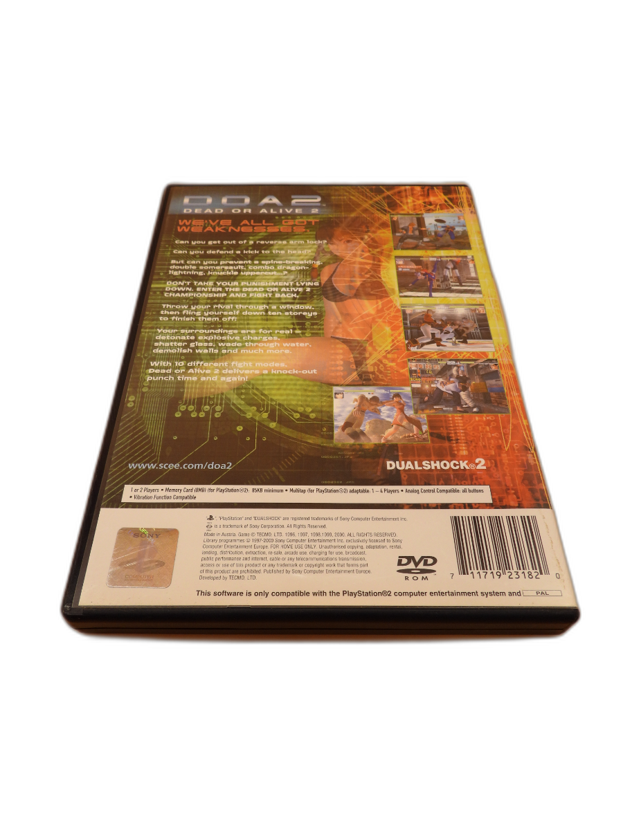 Doa2 Dead Or Alive 2 PS2 Fighting Game Uk Release Tecmo