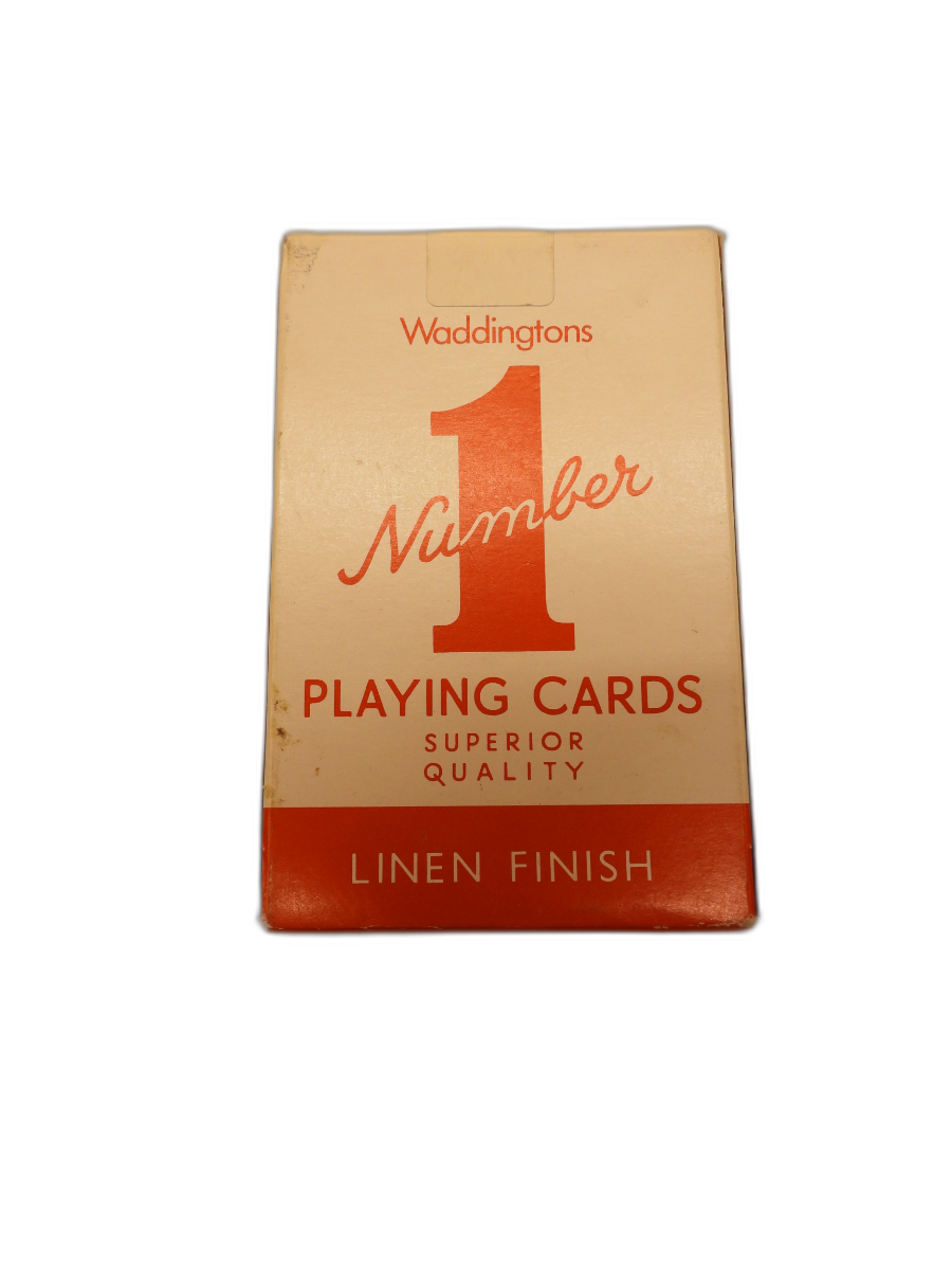 Waddingtons Number 1 Playing Cards Linen Finish