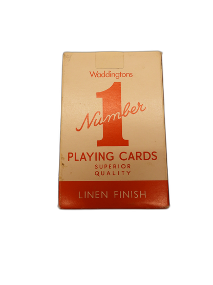 Waddingtons Number 1 Playing Cards Linen Finish