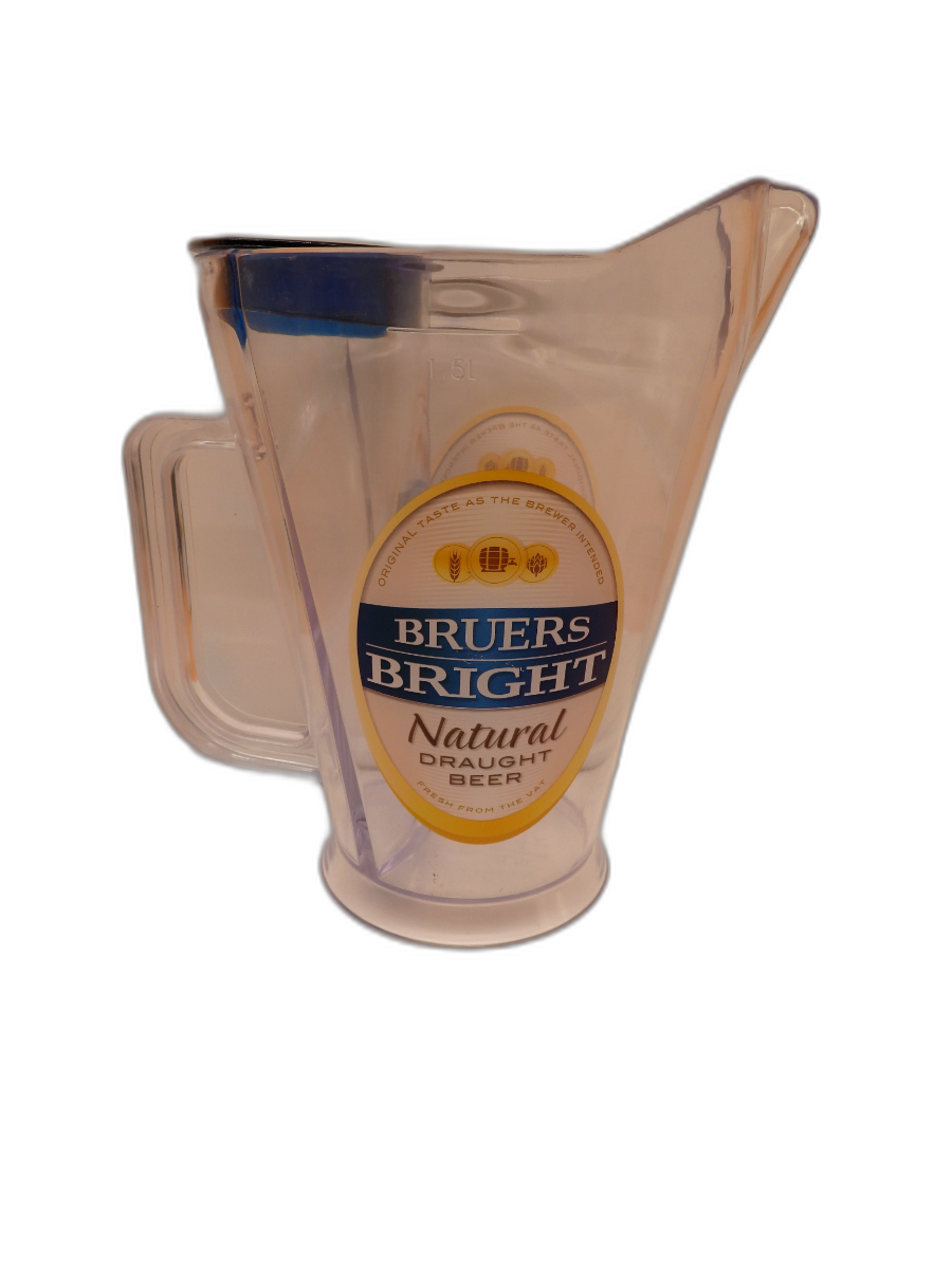 Bruers Bright Draught Beer Pitcher