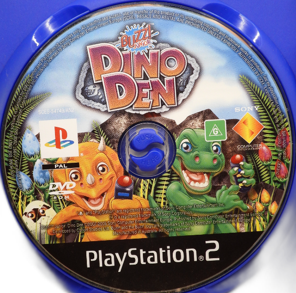 Buzz Junior Dino Den PlayStation 2 Pal Sony Game