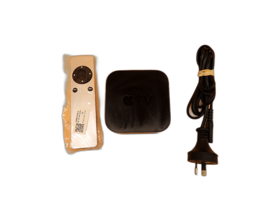 Apple Tv Model A1469 Streaming Device With Remote and Power Cable