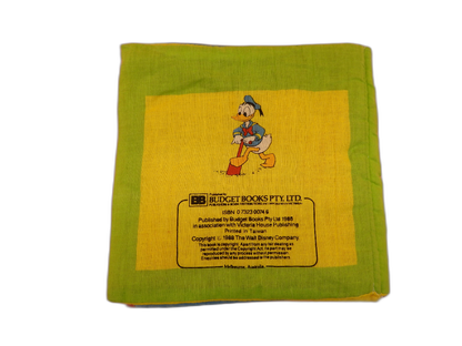Donald Duck Soft Cloth Children's Book Garden Theme Budget Books Pty. Ltd.