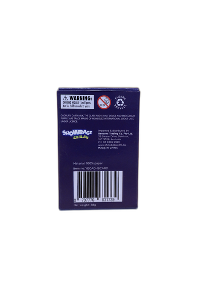 Cadbury Dairy Milk Playing Cards Deck