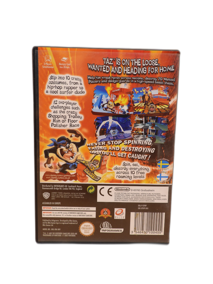 Taz Wanted Nintendo Gamecube Game and Case
