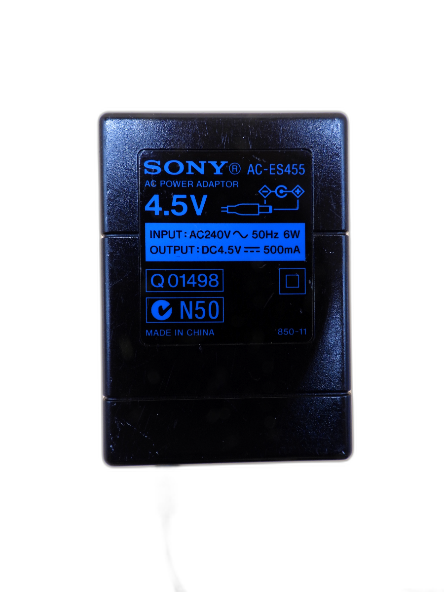 Sony Ac Es455 4.5v Ac Power Adaptor