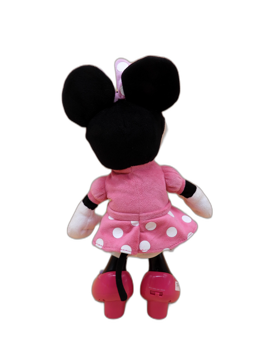 Disney Minnie Mouse Talking Plush Toy Pink Dress