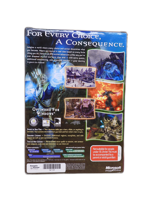 Fable the Lost Chapters Pc Rpg Microsoft Game Studios