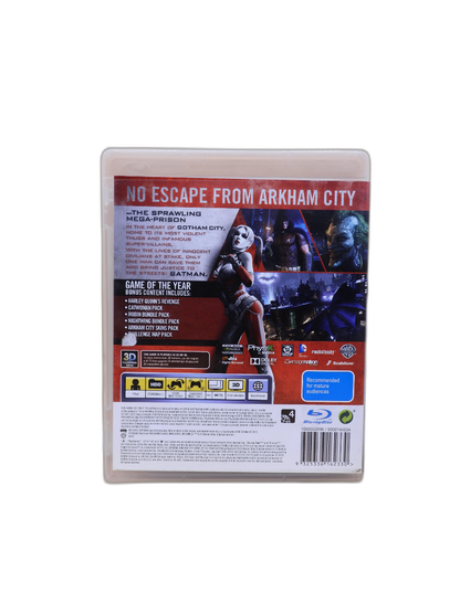 Batman Arkham City Game of the Year Edition PS3 Wb Games