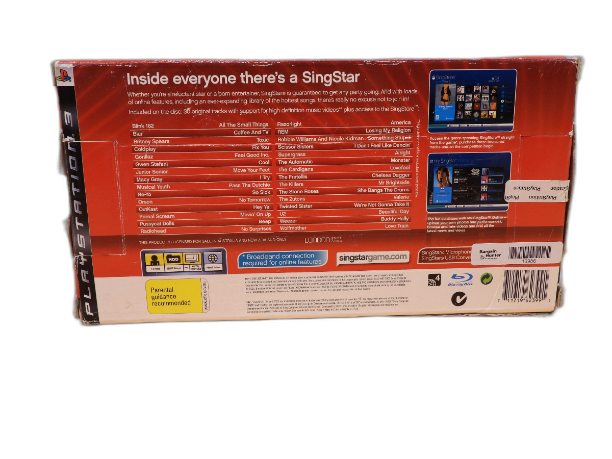Singstar Karaoke Game for PlayStation 3 Sony