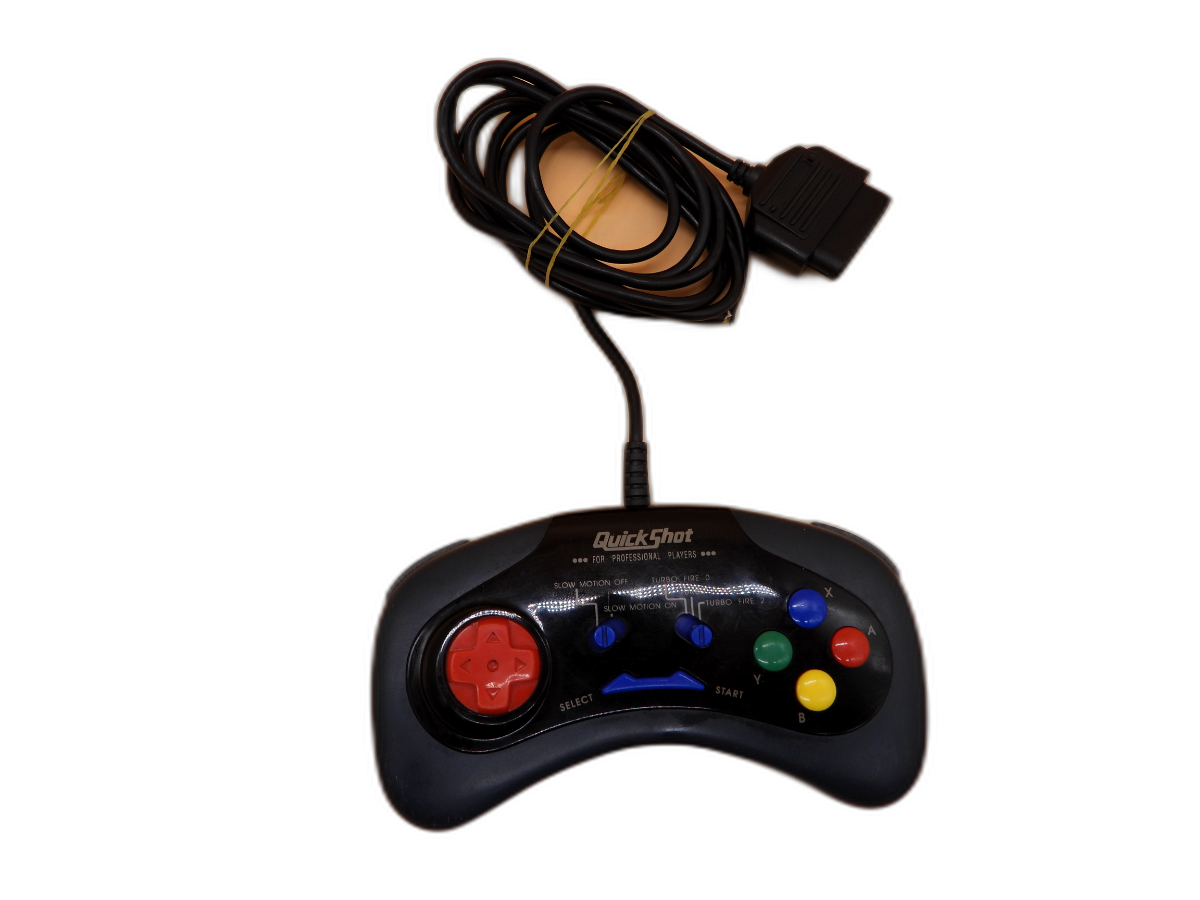 Quickshot Qs 175 160 Snes Controller Super Nintendo Entertainment System Game Damaged Cable 