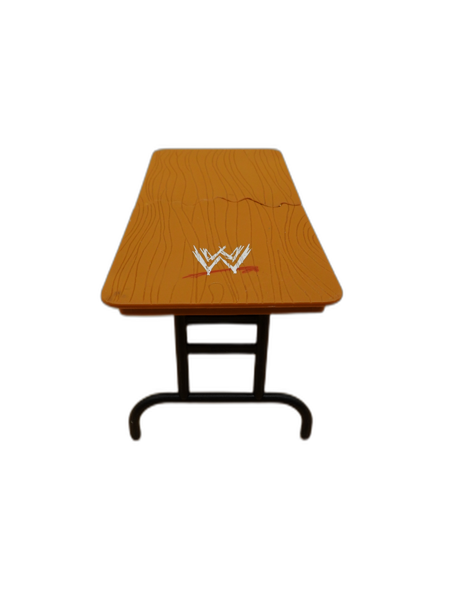 Wwf/wwe Miniature Broken Table Toy Accessory