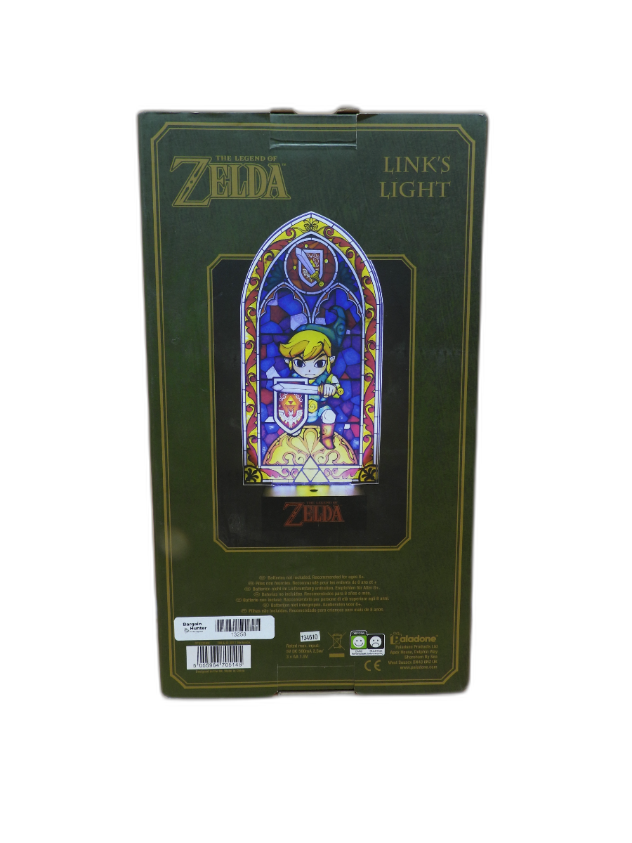 The Legend of Zelda Link's Light Stained Glass Lamp Paladone
