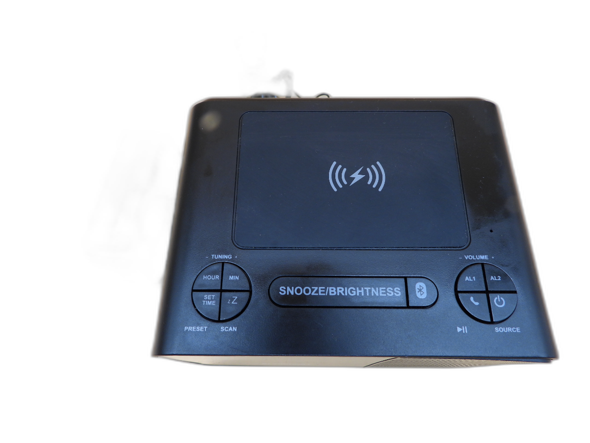 Blaupunkt Bac28wc Fm Alarm Clock Radio With Wireless Charging