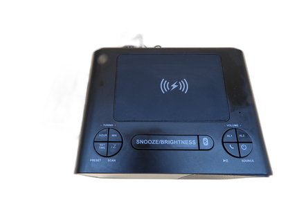 Blaupunkt Bac28wc Fm Alarm Clock Radio With Wireless Charging