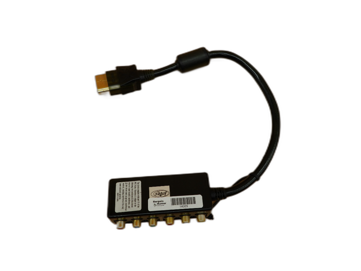 Intec Advanced AV Pack Microsoft Xbox Composite RCA, S-Video, Optical Audio!