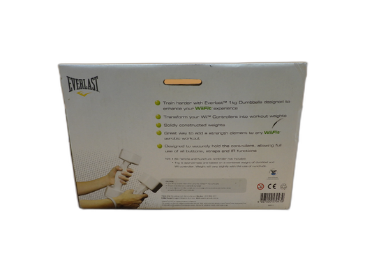 Nintendo Wii fit Everlast 1kg Dumbbells. Fitness. Exercise