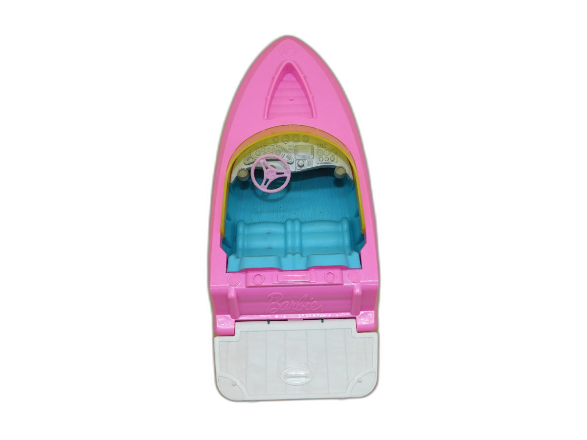 Barbie Plastic Speed Boat Toy Dreamland Doll