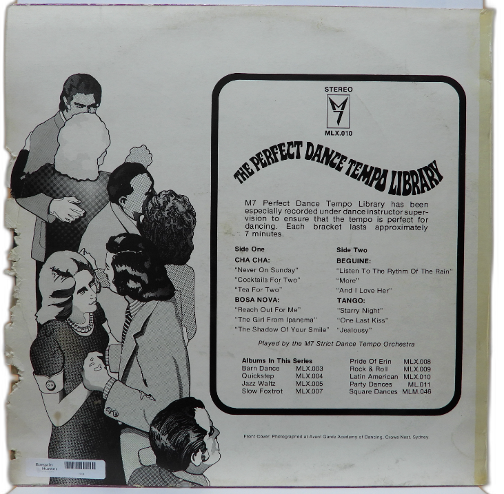 M7 Mlx 010 the Perfect Dance Tempo Library Vinyl Record