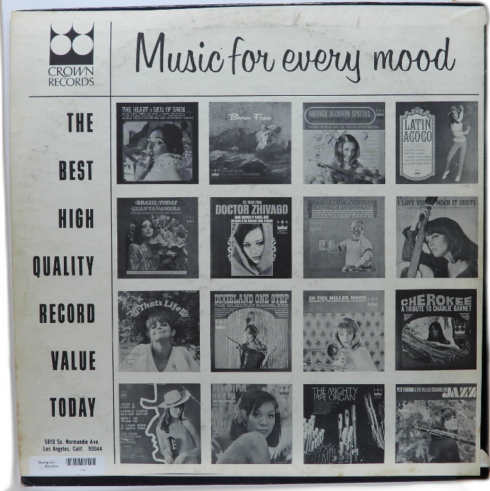 The Fascinating Strings Somewhere My Love Lara's Theme Vinyl Lp Cst 567 Crown Re