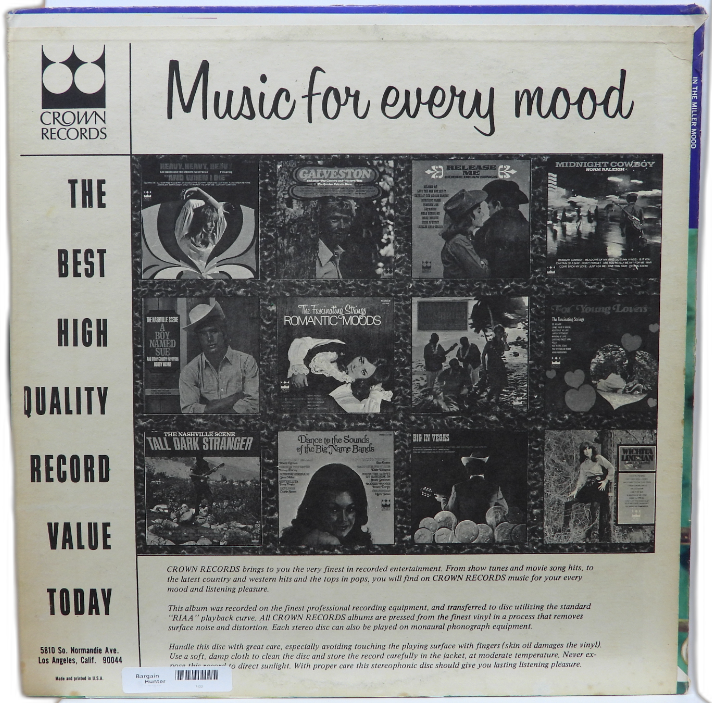 In the Miller Mood Vinyl Record Cst 490 Glenn Miller Orchestra Crown Records