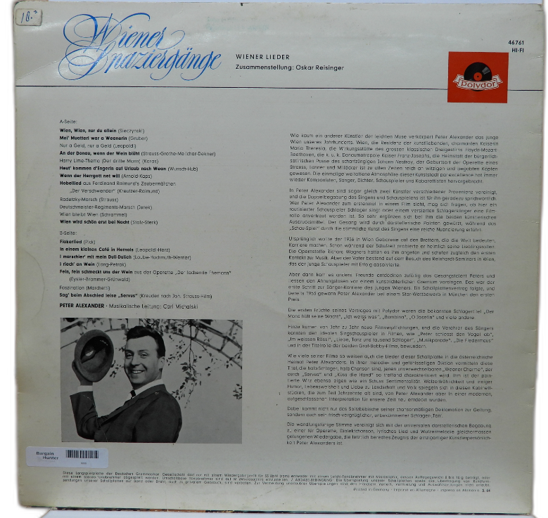 Wiener Spaziergänge Polydor Vinyl Lp