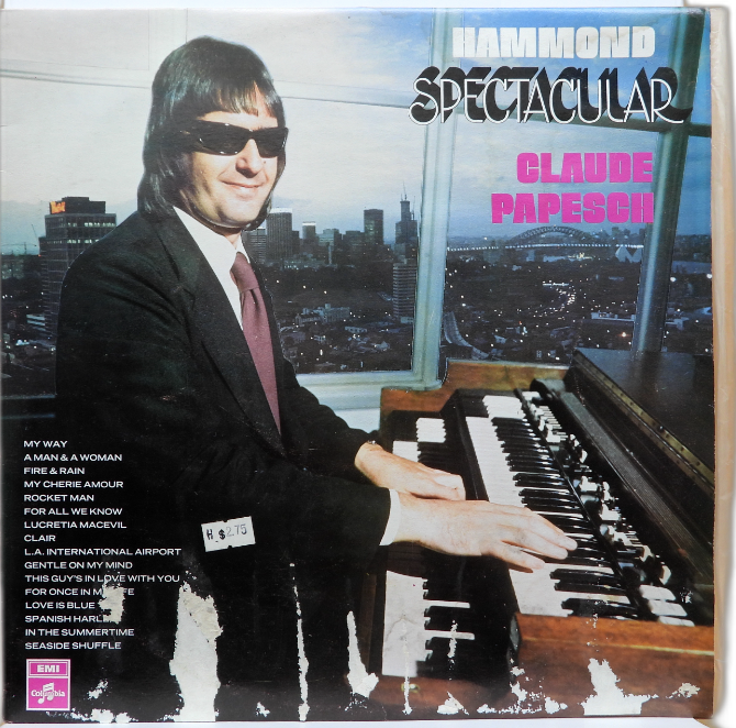 Claude Papesch Hammond Spectacular Vinyl Record Soex 10021 Columbia