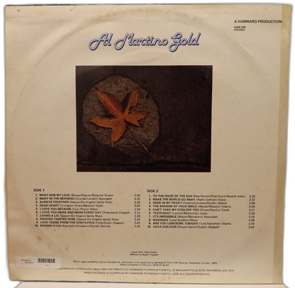 Al Martino Gold Vinyl Record Lp Hammard Ham 026