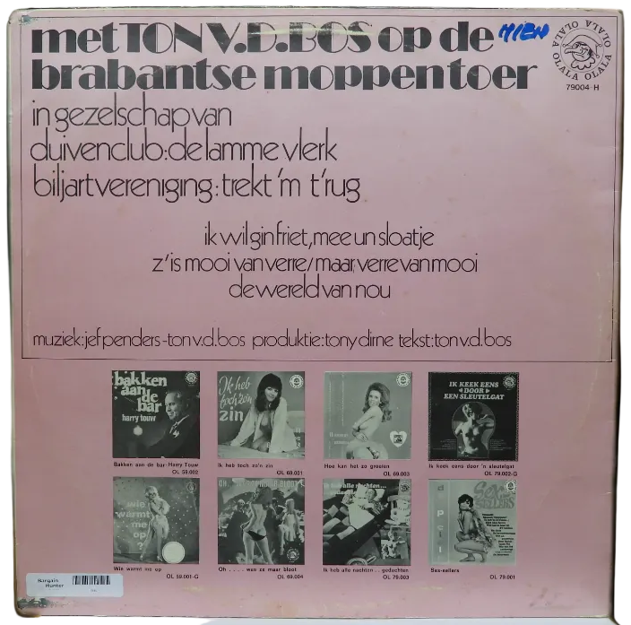 Olala Met Ton V.d. Bos Op De Brabantse Moppentoer Vinyl Lp