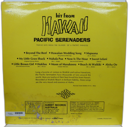Stereo Gold Award Ga 11 Hits of Hawaii Vinyl Record